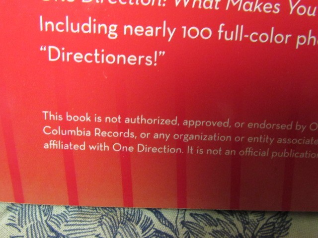 2012 One Direction: What Makes You Beautiful Book