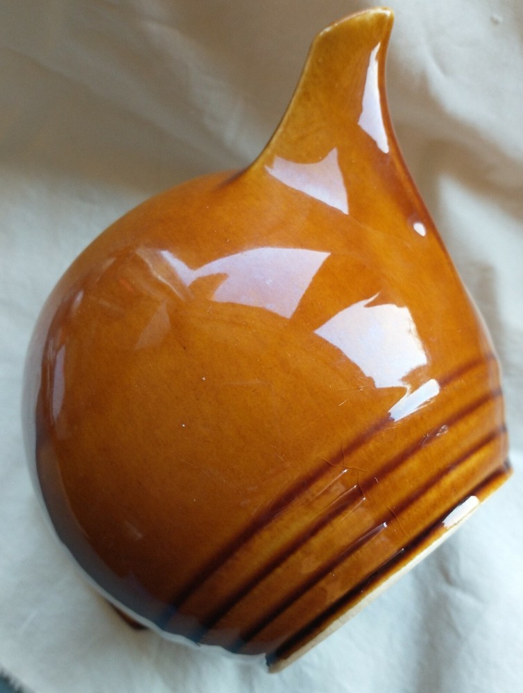 McCOY TEAPOT 6 CUP MEDIUM BROWN VINTAGE