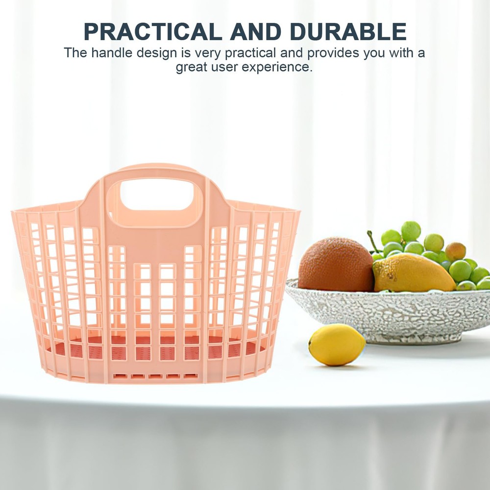 Foldable Handbasket with Handle 2-Pack for Fruit and Vegetable Storage Kitche...