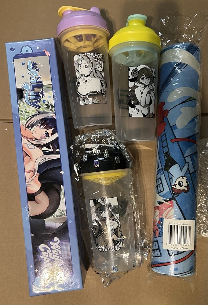 gamersupps waifu cup bundle + 2 Mouse Pads