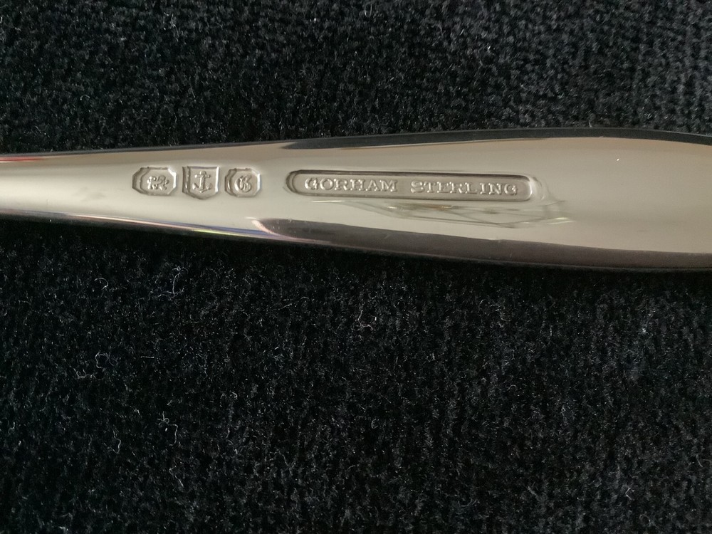Gorham WHITE PAISLEY pierced serving spoon