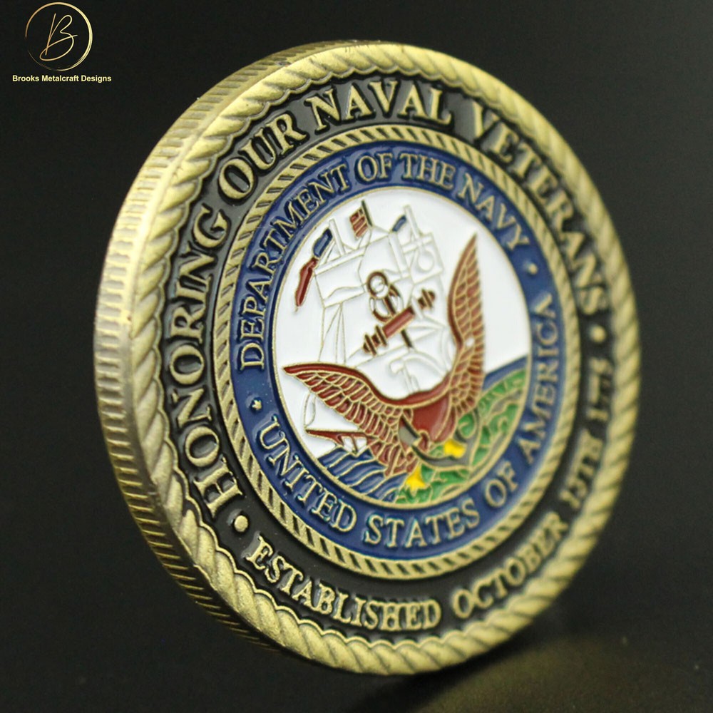 Honoring Our Naval Veterans Challenge Coin