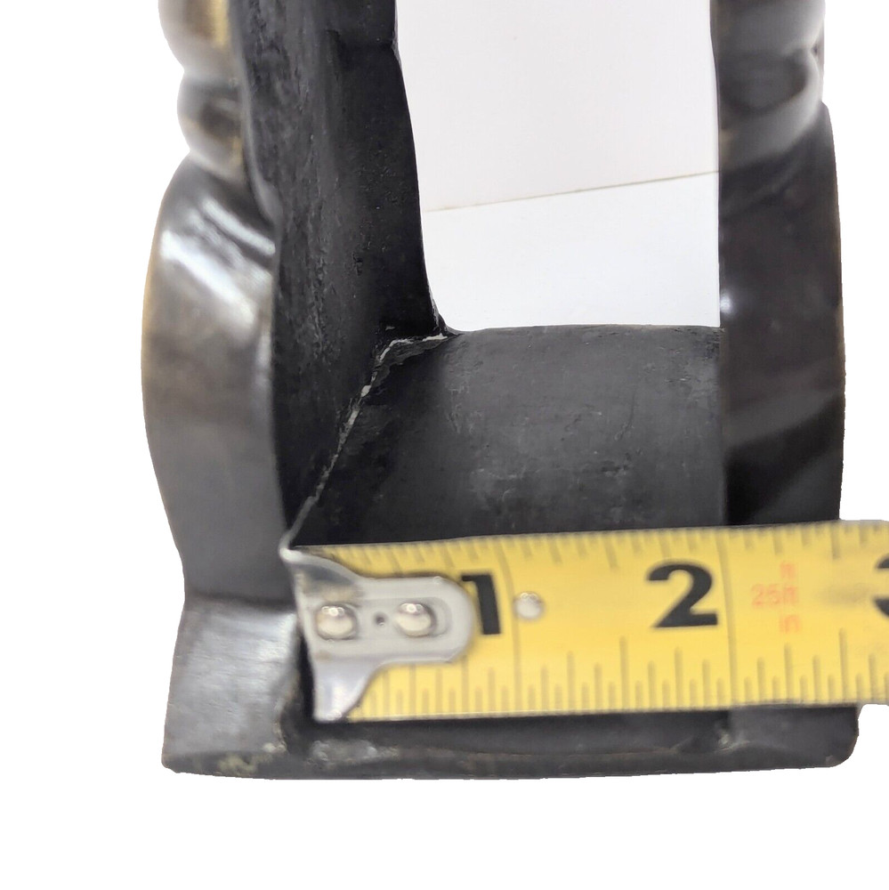 Solid Brass Letter Holder Entry Table Chateaucore Vintage Palmette Files Desktop