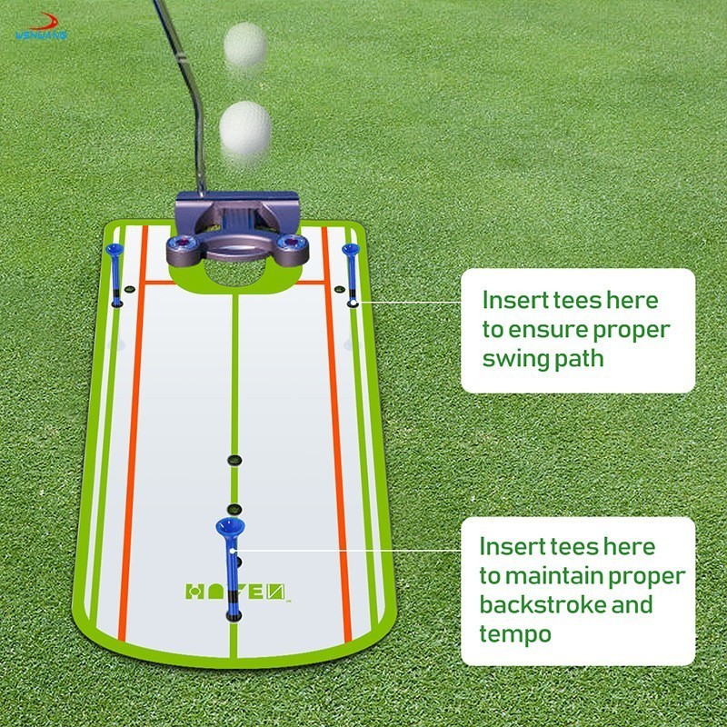 Golf putting home practice mirror home posture corrector
