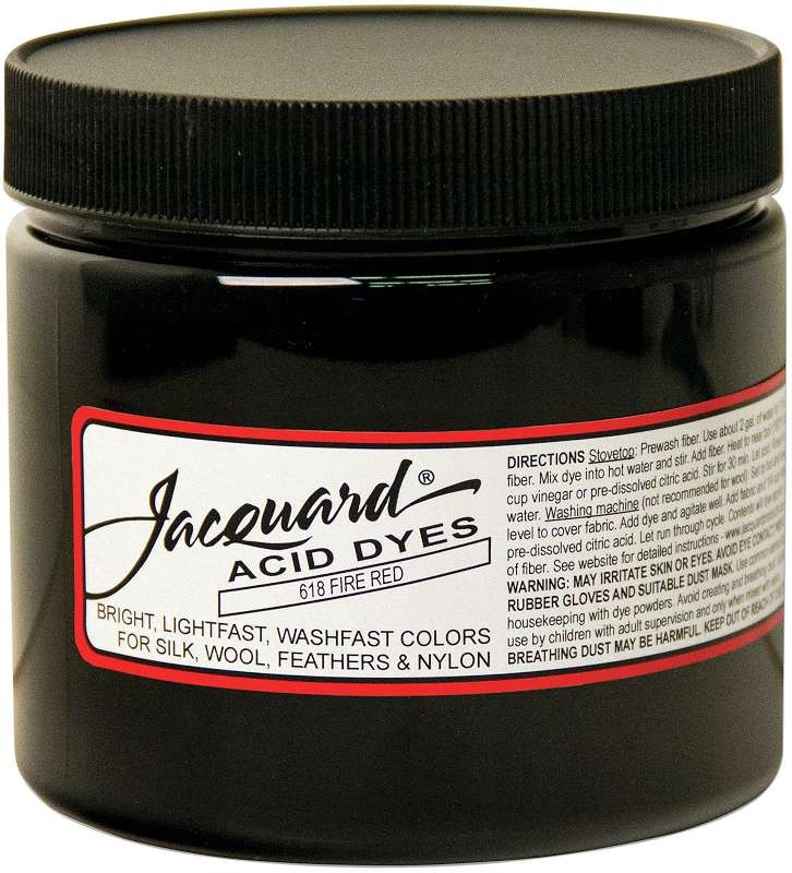 Jacquard Acid Dyes 8oz Fire Red