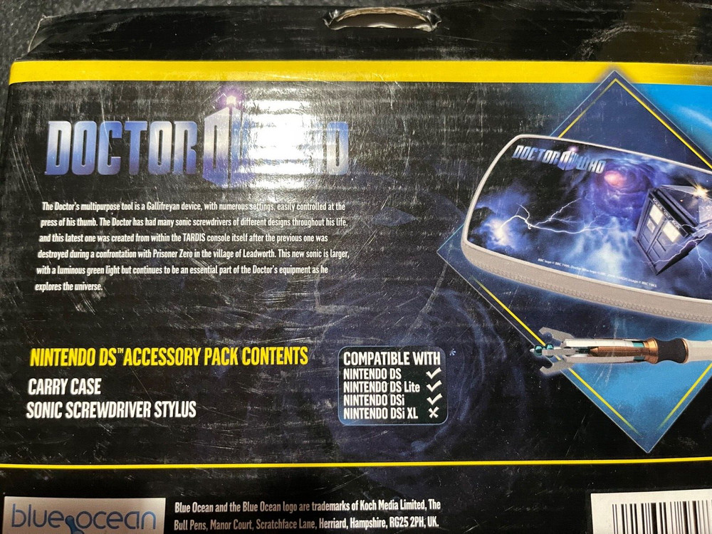Doctor Who Nintendo DS Accessory Pack (box damaged)