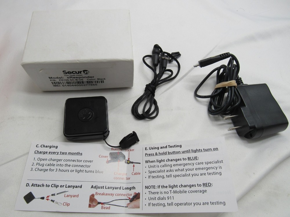 Securus Model eResponder P/N: Pr100-SC-B-US black T-Mobile