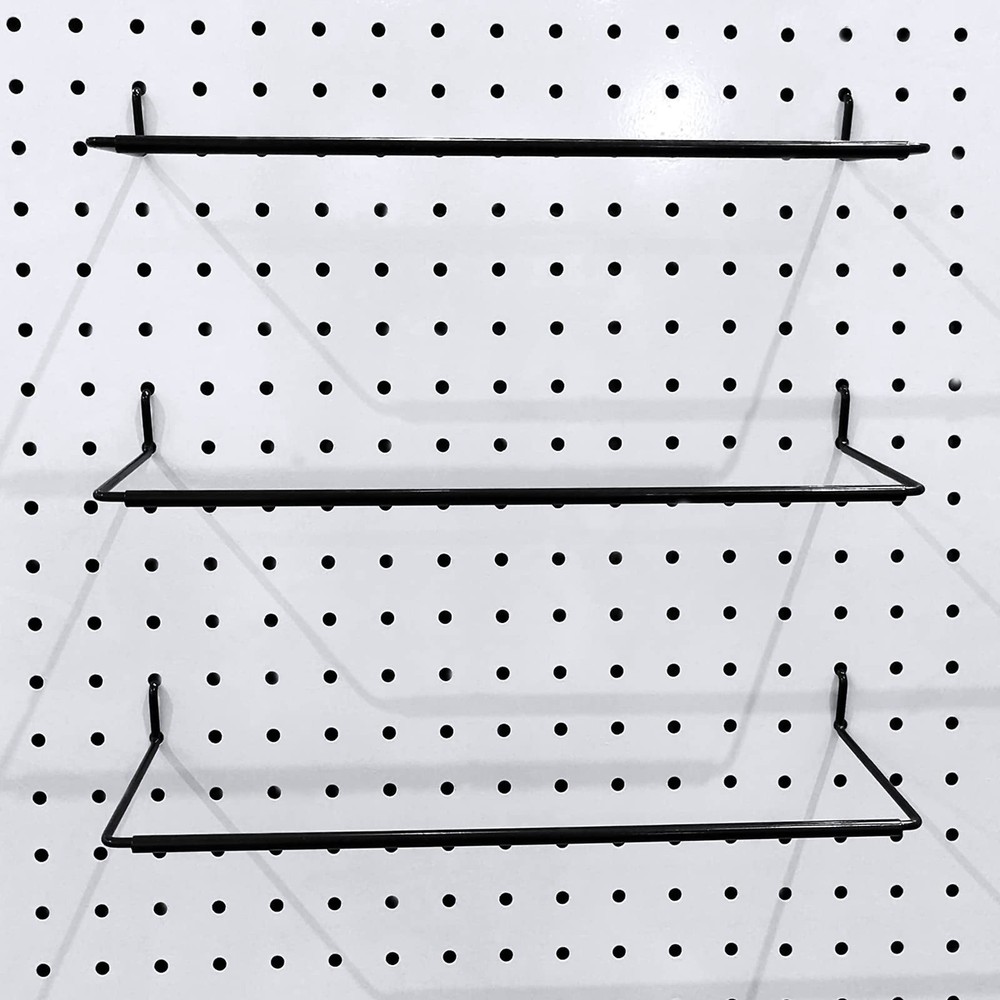 5 Pack Extendable Pegboard Paper Towel Holder,Pegboard Hook for Workshop,Gara...