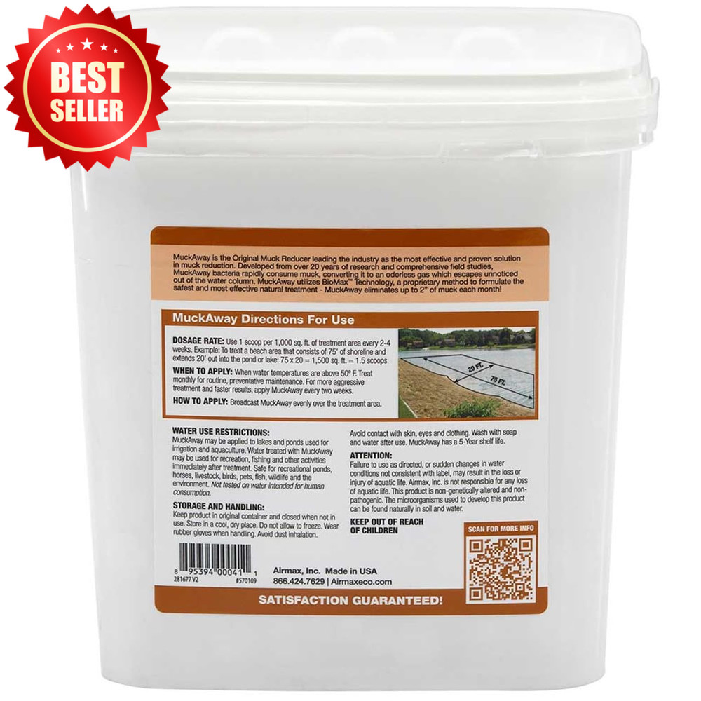 Muckaway Pond Lake Bacteria Sludge Odor Solution Enzyme Tablets US