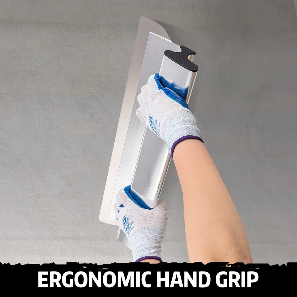 BHTOP Drywall Tools Skimming Blade with Extension Handle - 7", 10" 14“ 16&