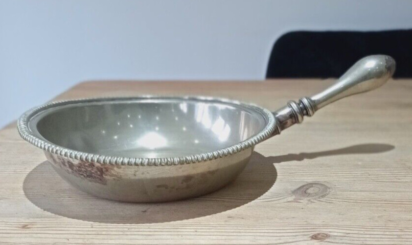 Silver plated ? warming or chafing pan 27cm rim