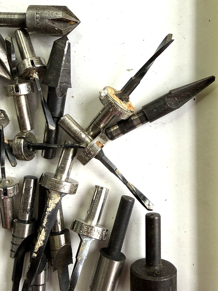 27 Woodworking Countersinks, Stanley And Others ~ Used
