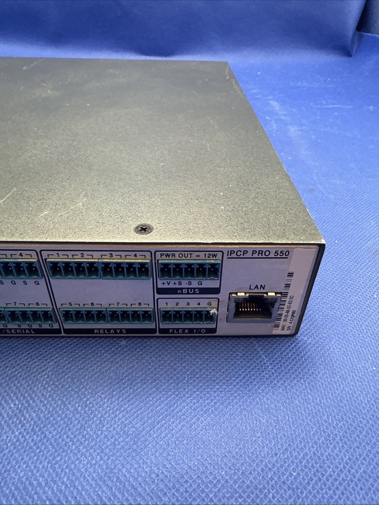 1 Extron IPCP Pro 550 - IP Link Pro Control Processor. Part # 60-1418-01