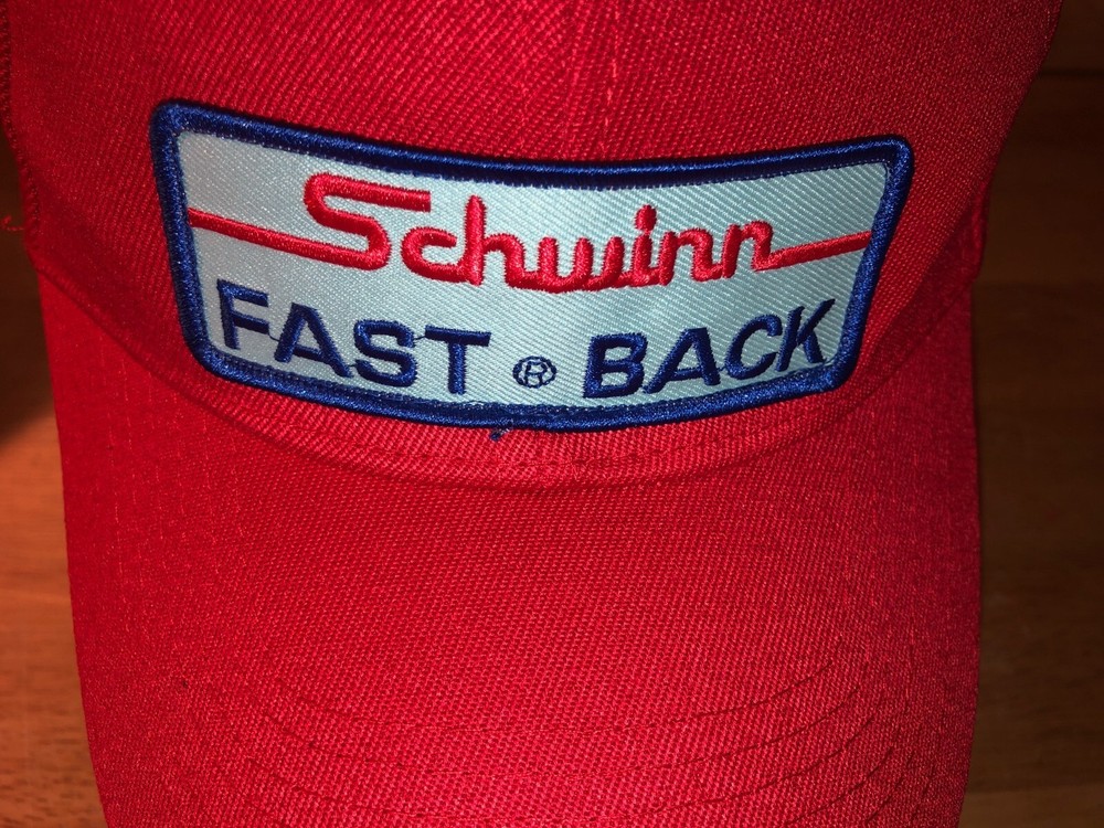 Stingray RED FASTBACK Hat RED Baseball cap with metal tag