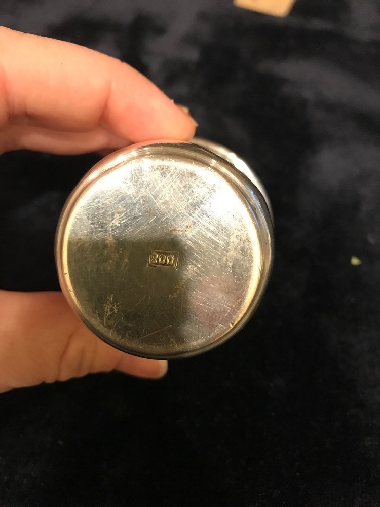 Monogrammed “RMG” 800 Silver Cup