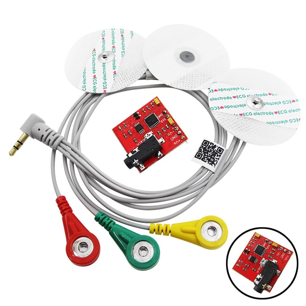 Electromyogram EMG Muscle Sensor Board EMG Cable Disposable Surface Electrode
