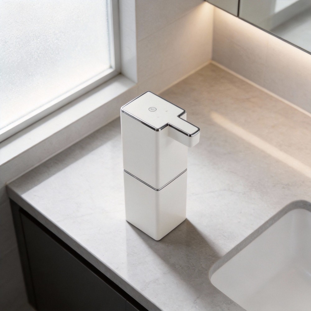 Automatic Sensor Foam Soap Dispenser Rechargeable with Multiple Output Settings