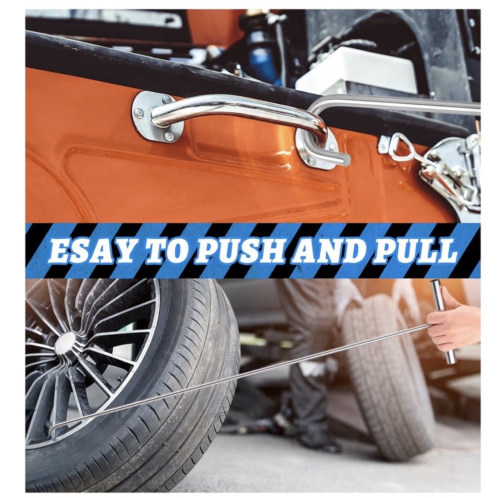 31” 5th Wheel Pin Puller Solid Steel Tool for Semi Truck