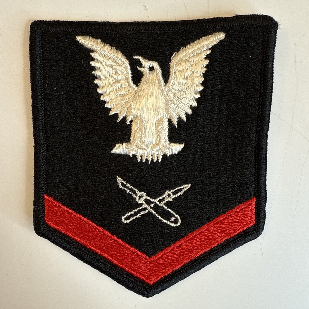 US Navy Lithographer Patch Petty Officer Third Class Unused