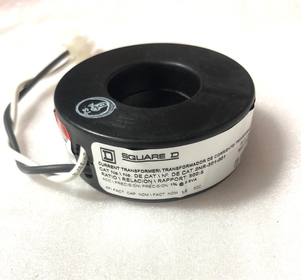 Square D 2NR-301-001 1% @ 2.5VA Current Transformer WORKING PULLS with warranty