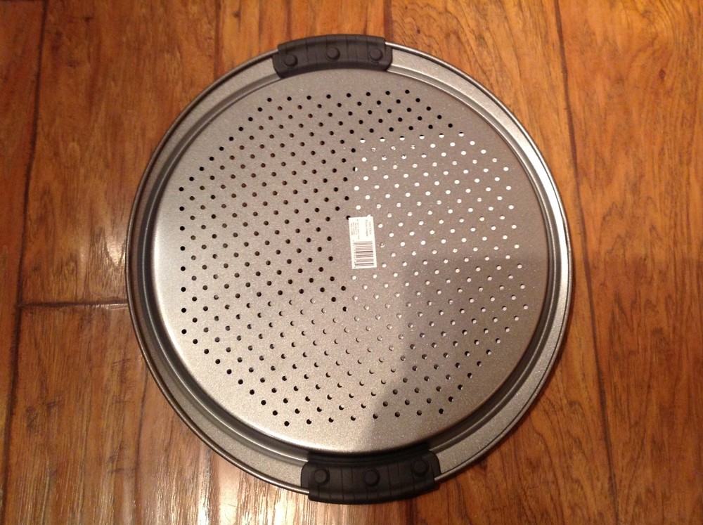 NEW Anolon Advanced Bakeware 13" Pizza Crisper-Gray