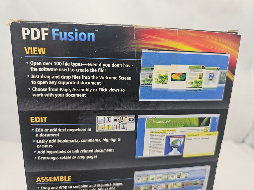 Corel PDF Fusion - Complete Product - 1 User Standard NEW