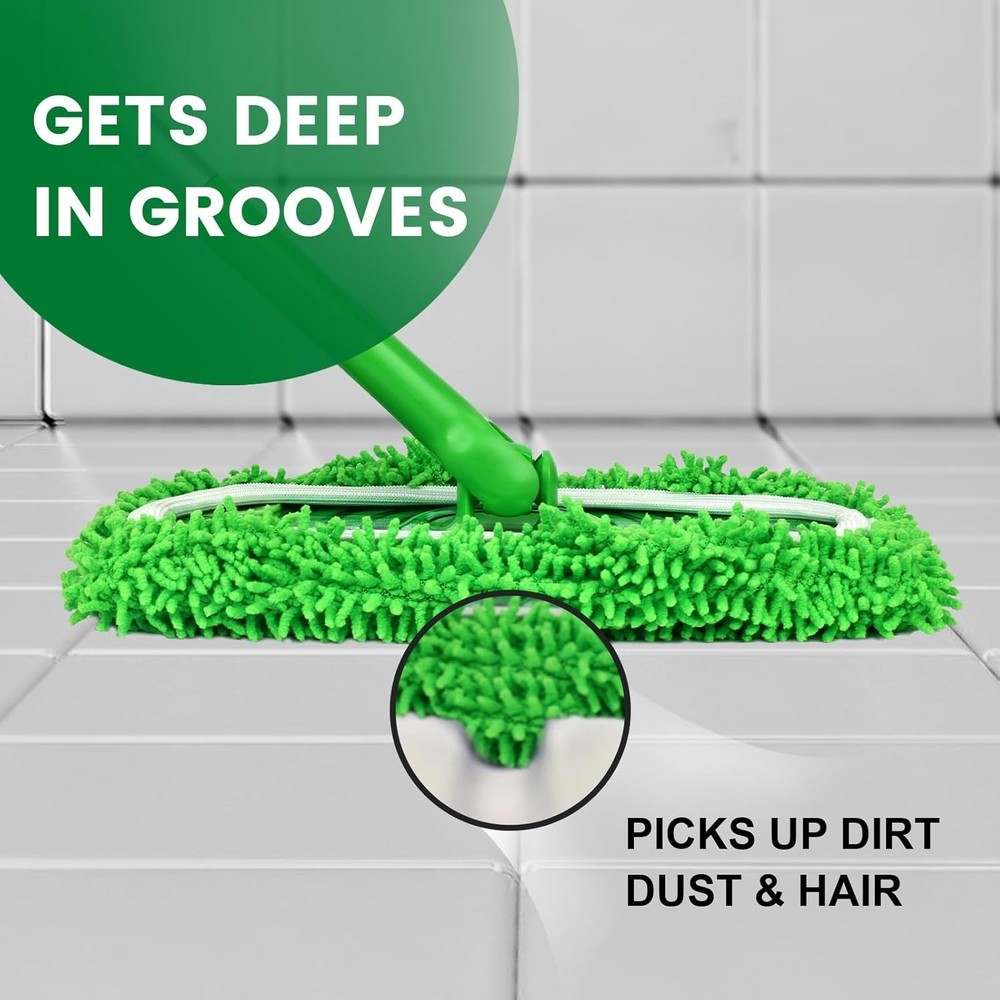 High Absorbency 6 Pack Mop Pads for Sweeper Mops - Washable & Durable