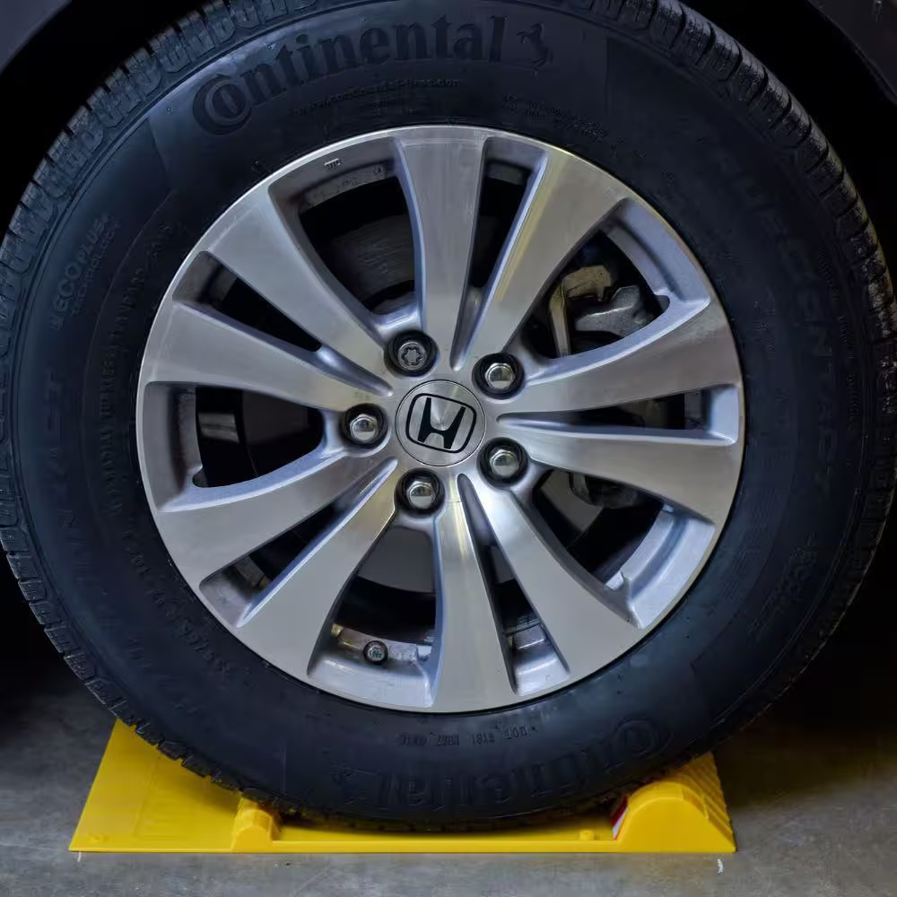 Park Right Parking Mat Guide Yellow