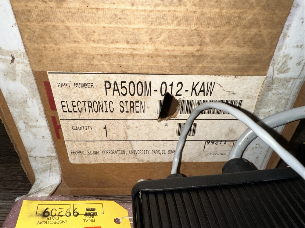 Federal Signal Electronic Model PM500M* Amplifier