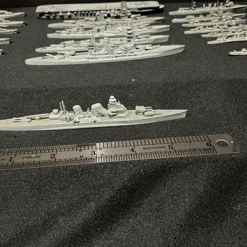 Comet WWII Japanese (18) Recognition Model Ships, 1200 Scale, Circa 1943