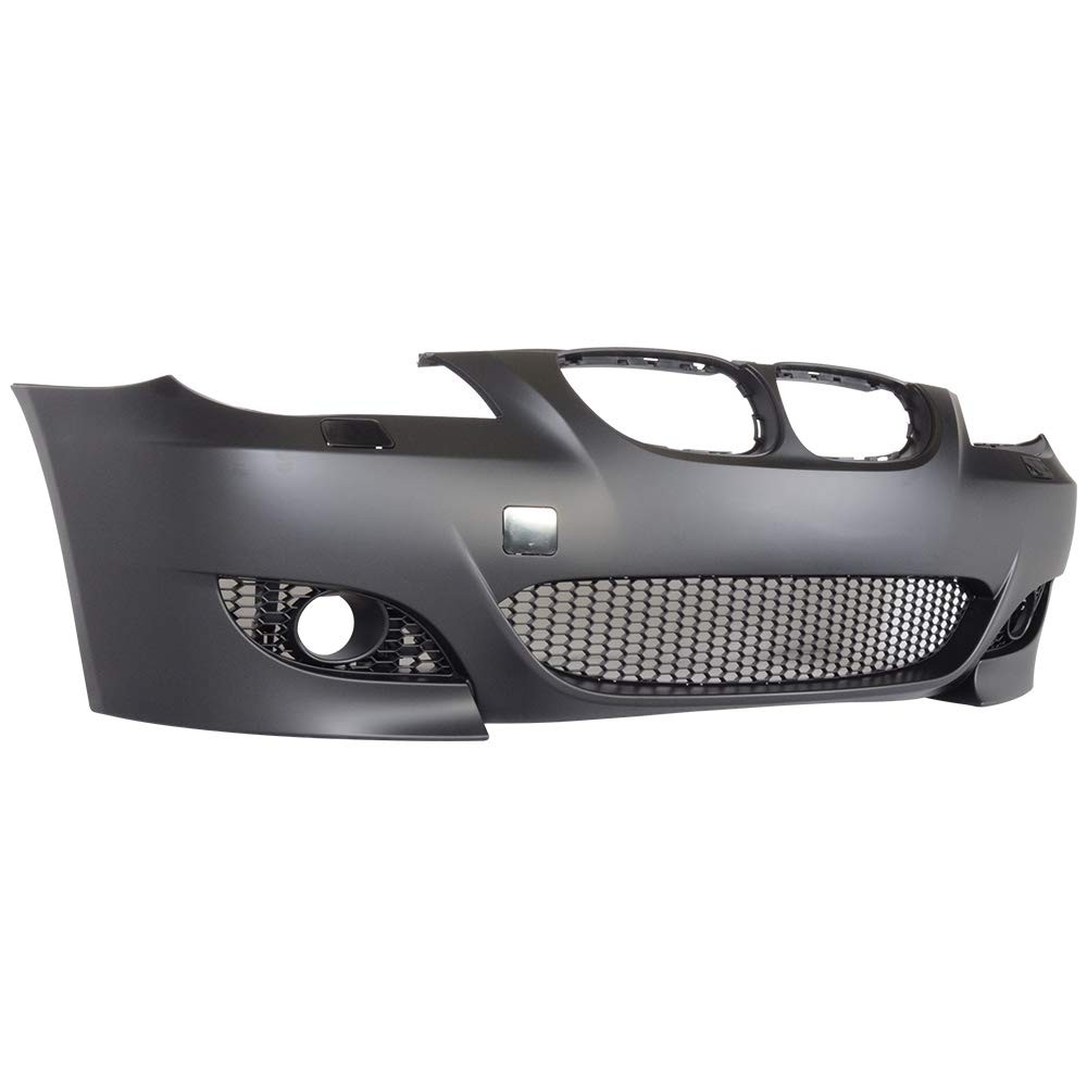 2004-2010 E60 E61 Sedan Wagon Front Bumper Conversion Unpainted Black PP