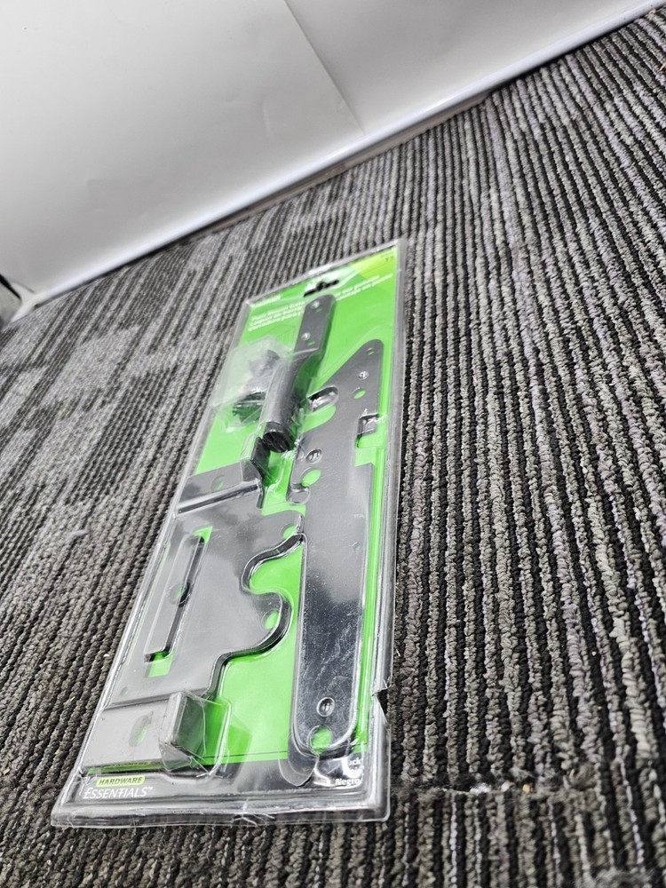 (QTY 2) Hillman 852506 Post Mount Gate Latch Hillman Black Finish Hardware