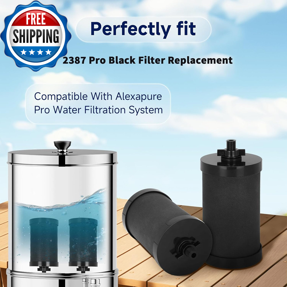 2387 Pro Filter Replacement, NSF/ANSI 42 Certified for Alexapure Water Filter Re