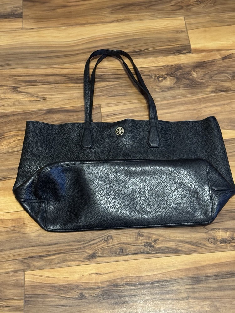 Tory Burch Black Leather Shoulder Bag