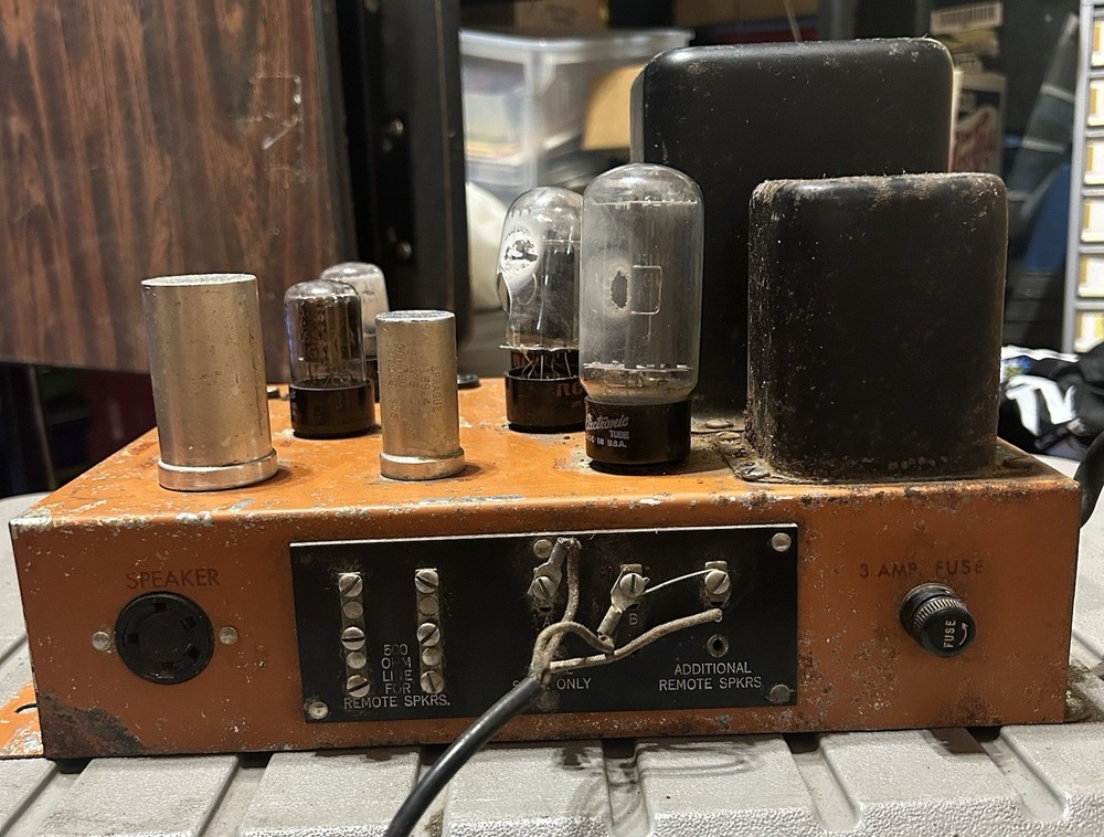 Rockola Model 1438 Original Amplifier - Untested