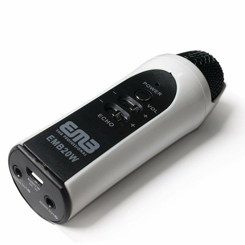 EMB EMB20W Handheld Multi-function Condenser Microphone Iphone/iPad/Android