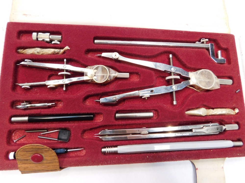 Central Instrument Co. Drafting Precision Drawing Set 595 K