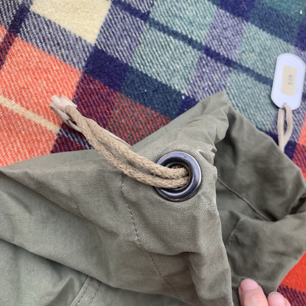 US Army surplus green 404 drawstring accessory bag