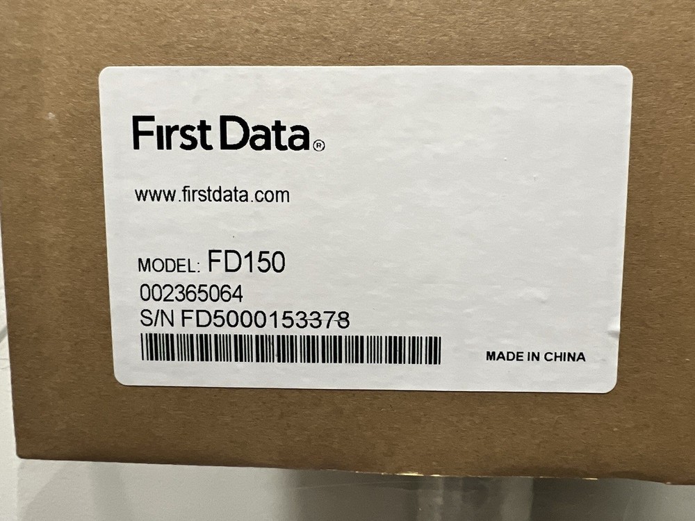 First Data FD150 EMV CTLS Credit Card Terminal