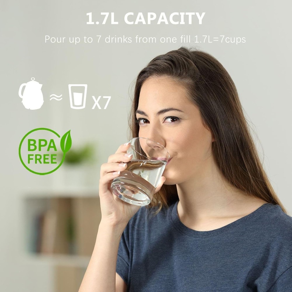 Stainless Steel Electric Kettle - 1.7L Capacity