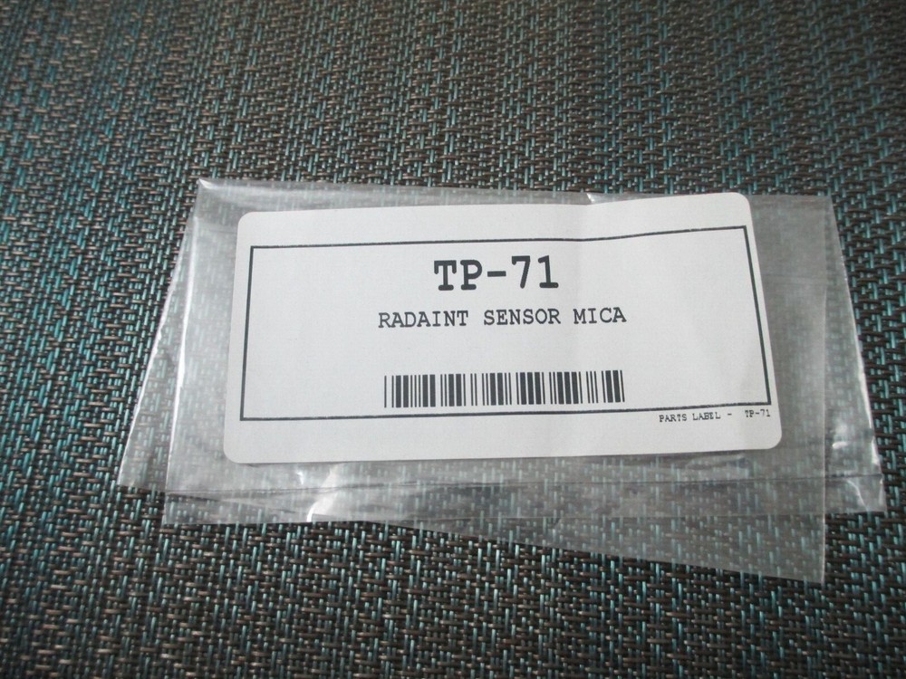 Detroit Radiant TP-71 Radiant Sensor Window  NEW!