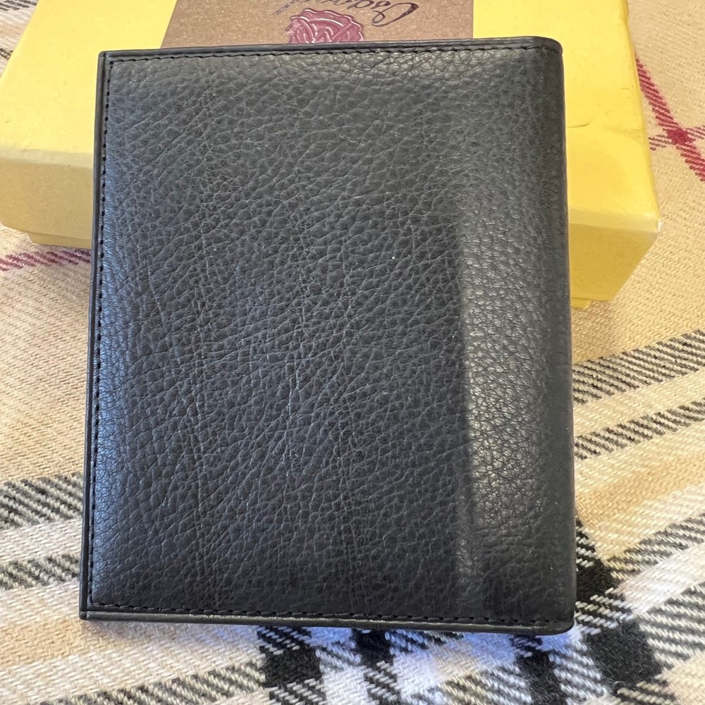 Osgood Marley 1532 Espresso ID Passcase Wallet RFID Blocking Leather
