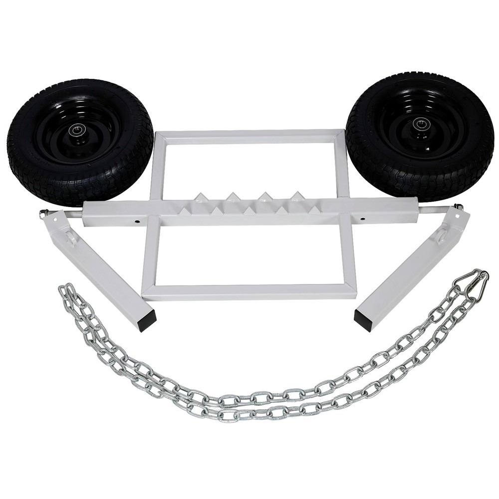Heavy-Duty Log Dolly, Log Holder, White