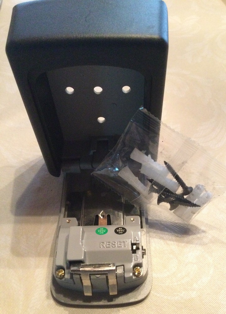 Key Lock Box - Waterproof Combination Safe For Outside Resettable Code by Towoke