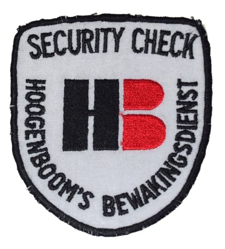 HOOGENBOOM’S SECURITY CHECK HOLLAND NETHERLANDS Sheriff Police Patch USED