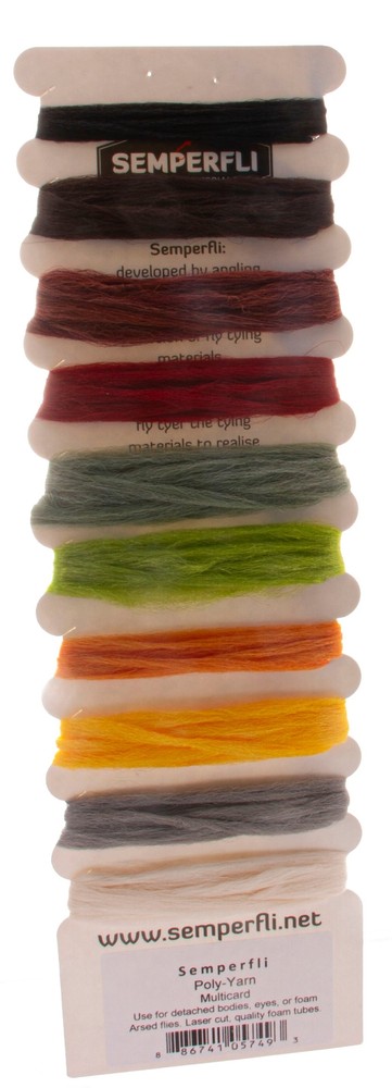 Semperfli Dry Fly Polyyarn - Caddis Collection