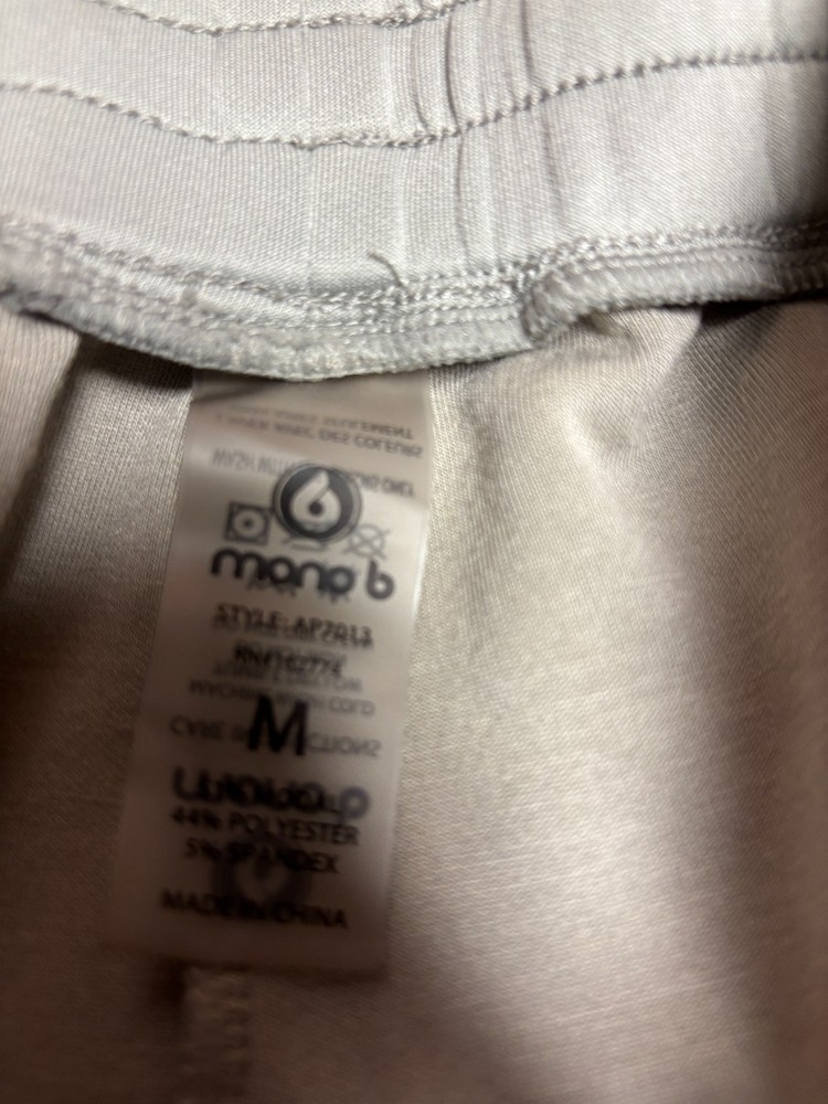Mono b Grey Joggers Size Medium
