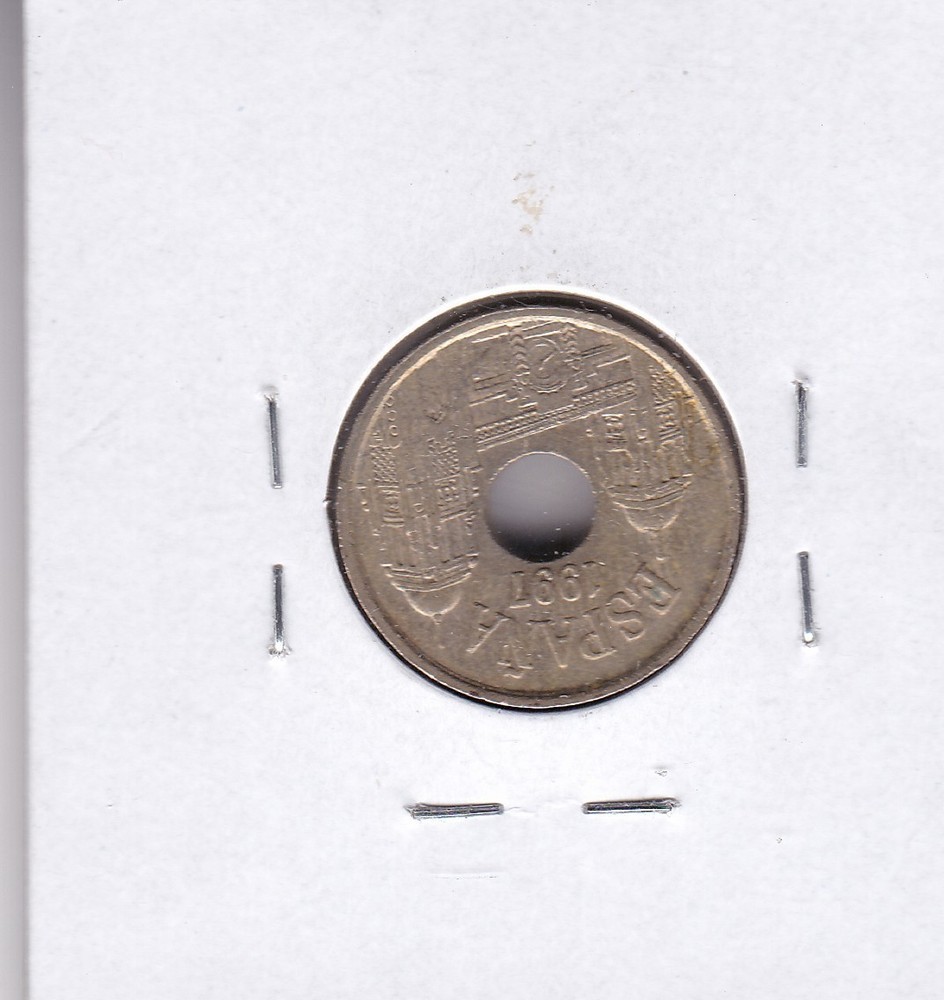 1997 Spain 25 Pesetas