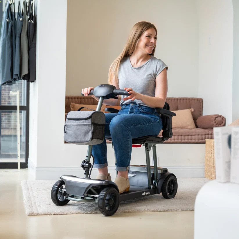 Metro Mobility AIR TRAVELLER Long Range Folding Electric Mobility Scooter