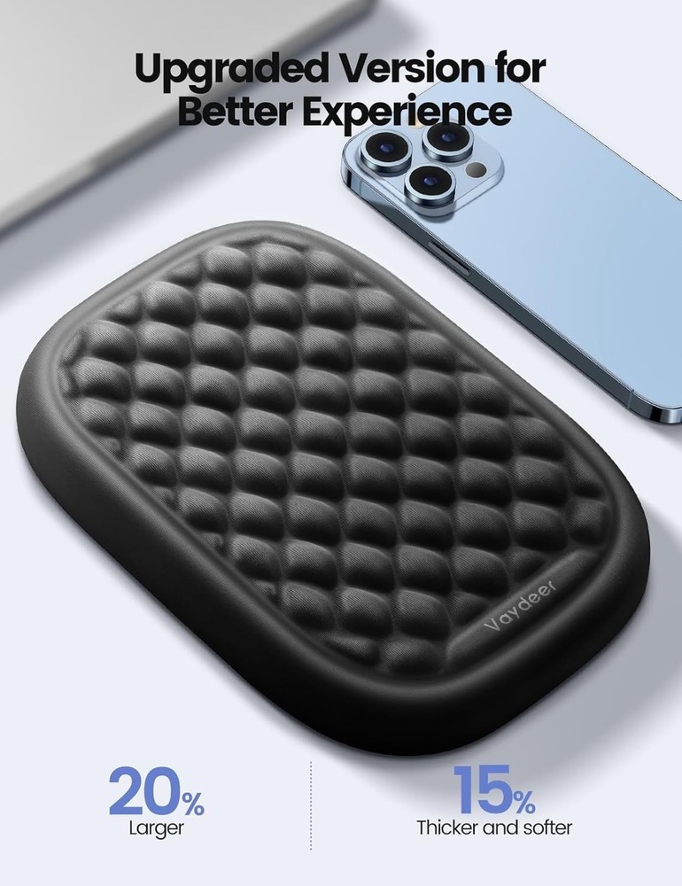 Memory Foam Elbow Rest Pad Vaydeer Desk Armrest Wrist Support Ergonomic Computer